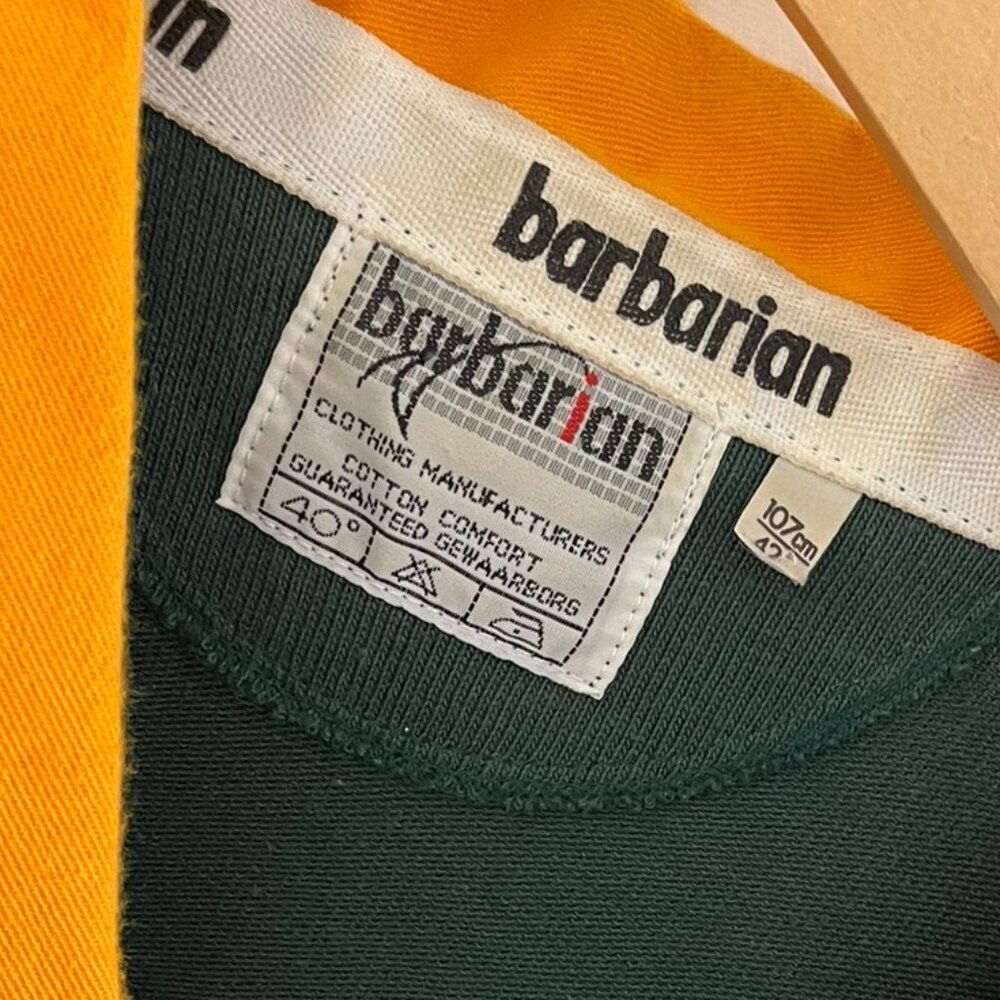 Barbarian Vintage Canada South African Green Rugby Shirt Sz 42 - Picture 4 of 6